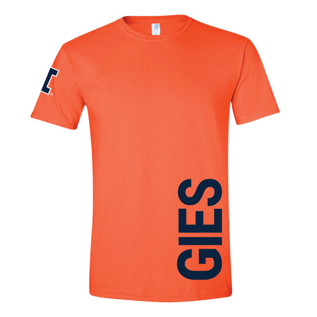 Gies College of Business: Unisex College T-Shirt in Orange