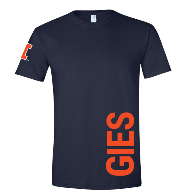 Gies College of Business: Unisex College T-Shirt in Navy